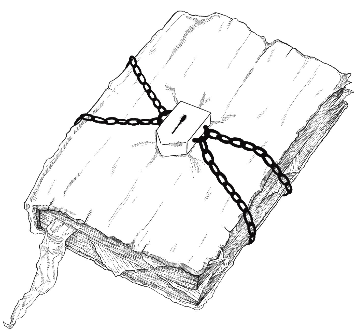 Sticker - Chained Book