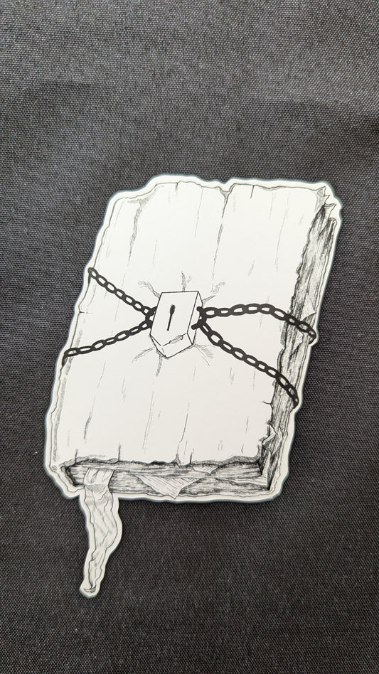 Sticker - Chained Book