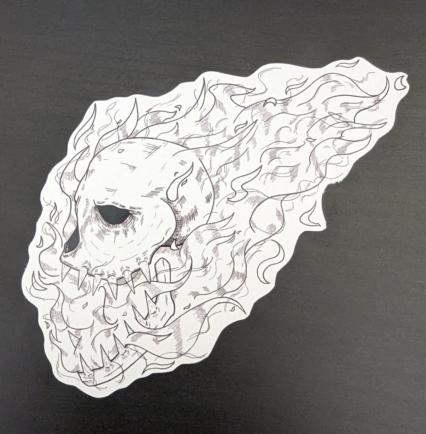 Sticker - Flame Skull
