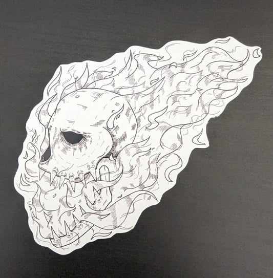 Sticker - Flame Skull
