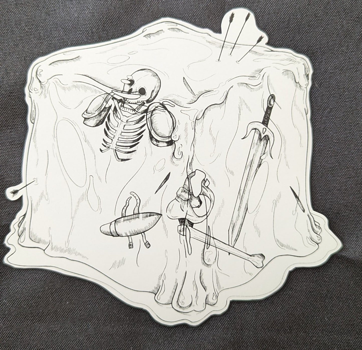 Sticker - Gelatinous Cube