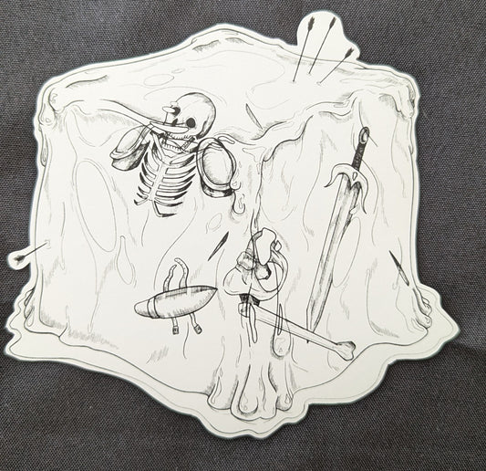 Sticker - Gelatinous Cube